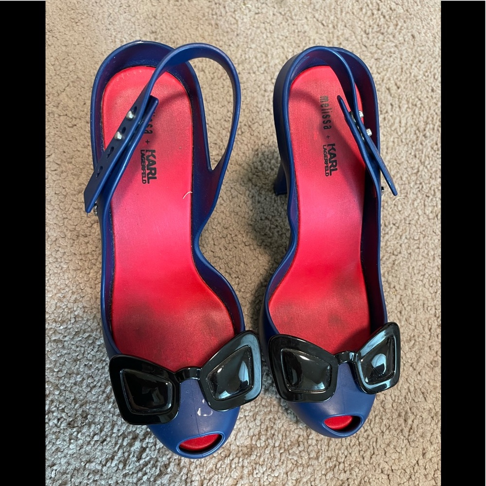 Navy blue Melissa shoes